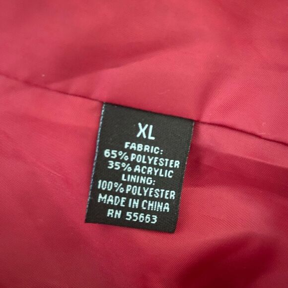 Cynthia Rowley Burgundy Tweed Blazer with Fringe - Picture 6 of 9